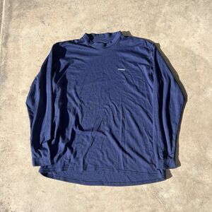 Patagonia Capilene Daily Shirt Mens L Long Sleeve Baselayer Lightweight Navy